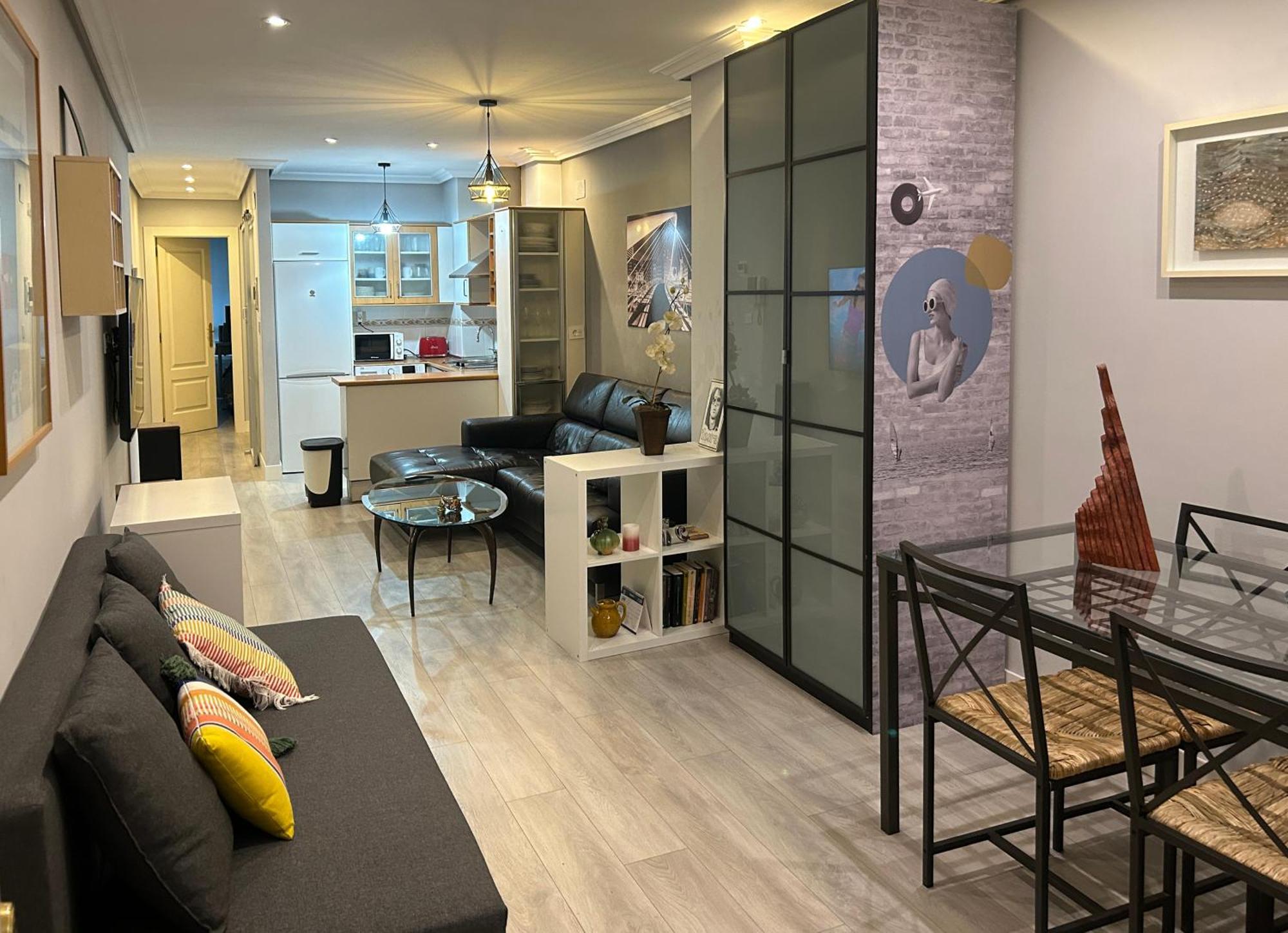 Apartamento Frente Al Guggenheim. Urbanizacion De Lujo En El Centro Билбао Екстериор снимка